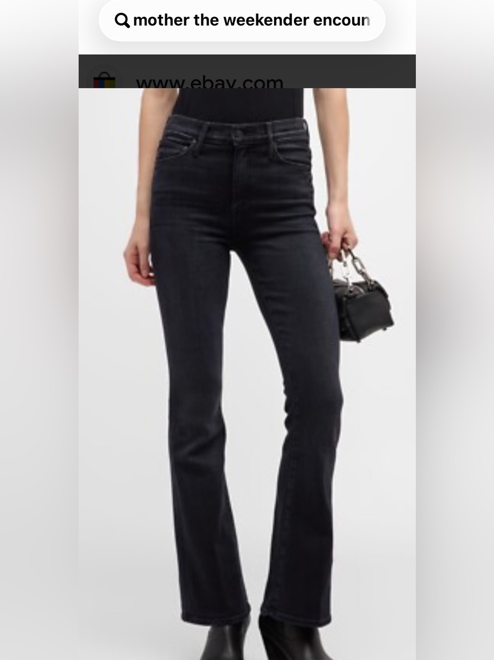 MOTHER The Weekender Jeans - encounter at night High-Rise boot cut